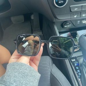 Authentic black Ray Bans